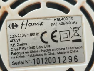 Base de Batidora HBL-400-10