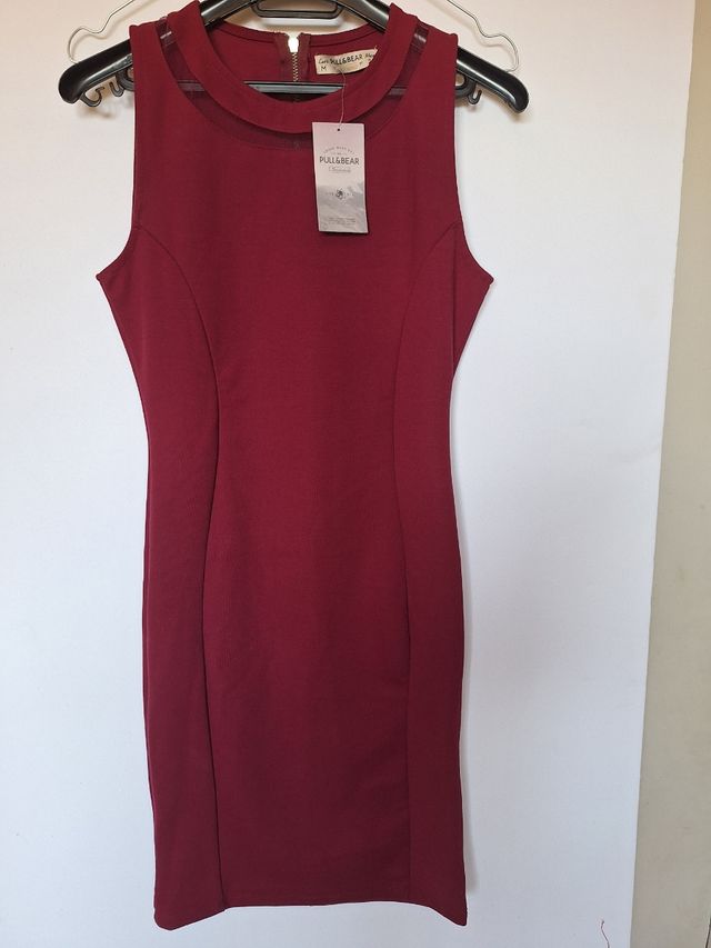 Vestido Pull&Bear rojo - Talla M