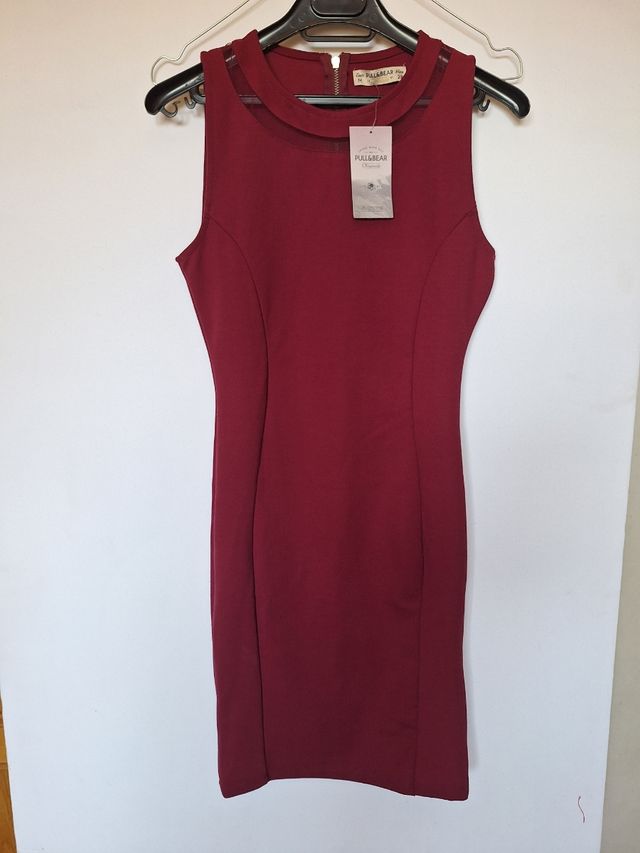 Vestido Pull&Bear rojo - Talla M