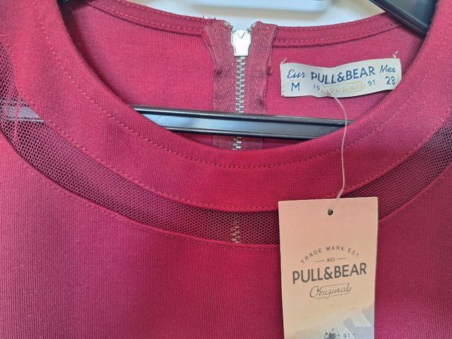 Vestido Pull&Bear rojo - Talla M