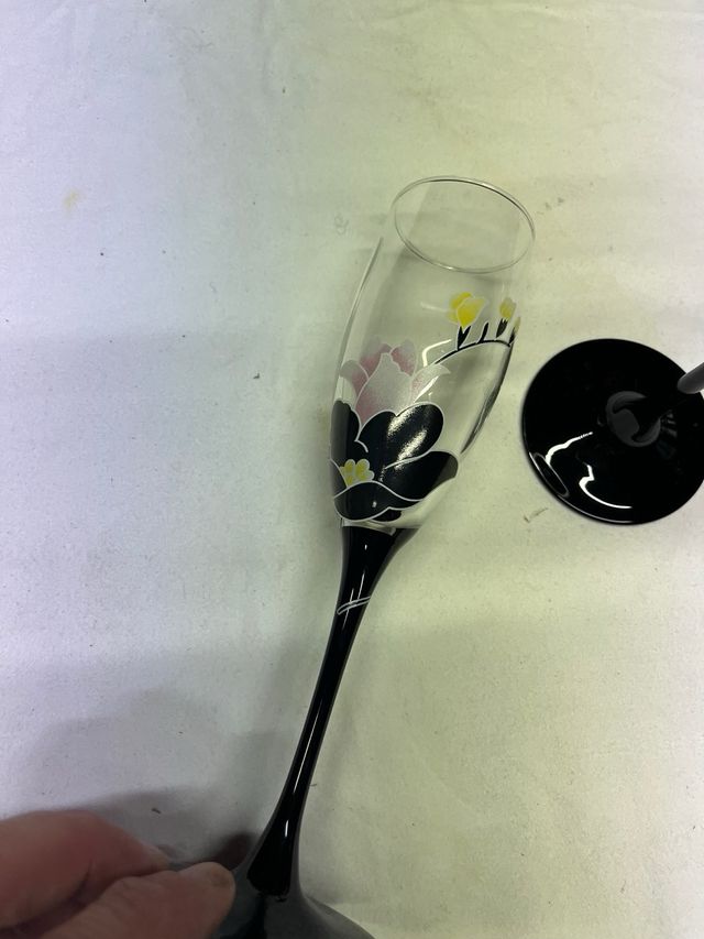 Bicchieri Champagne Decorati