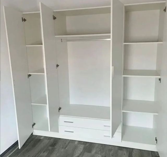 Armario ropero blanco 2 puertas