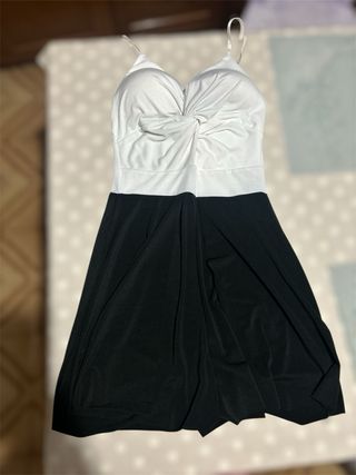 Vestito estivo bianco e nero