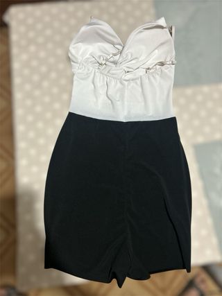 Vestito estivo bianco e nero