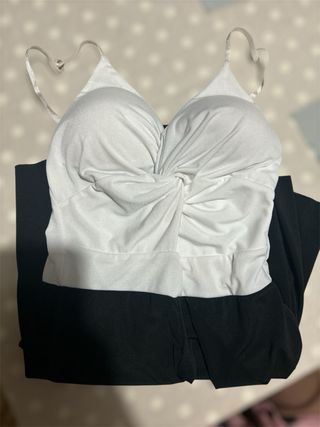 Vestito estivo bianco e nero