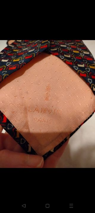 Lanvin cravatta Multicolore