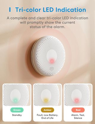 Detector humo CO Meross CS11 - Alarma 85dB