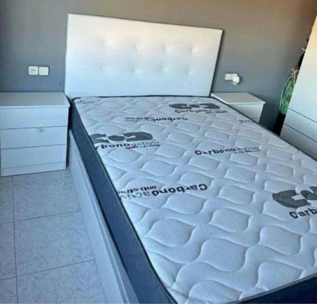 Canapé cama matrimonio marrón