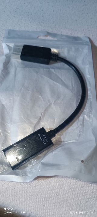 Adaptador DisplayPort a HDMI 4K
