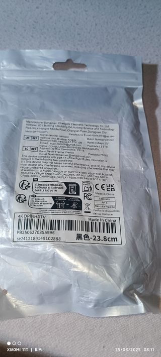 Adaptador DisplayPort a HDMI 4K