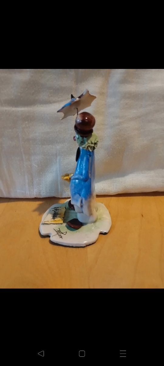 Zampiva Statuetta pagliaccio ceramica
