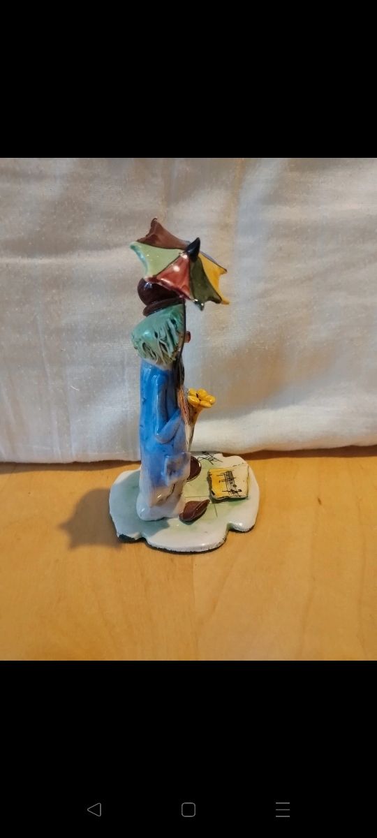 Zampiva Statuetta pagliaccio ceramica
