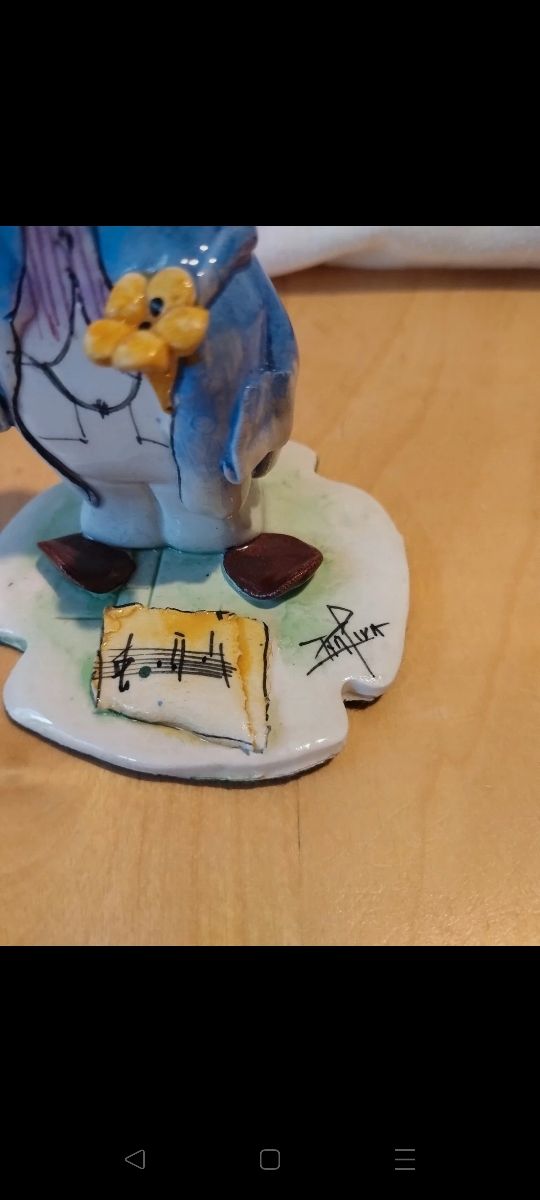 Zampiva Statuetta pagliaccio ceramica