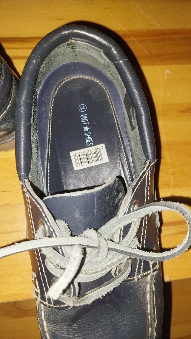 Náuticos niño azul marino -talla 39