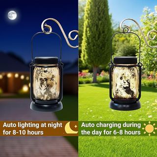 ZIONYA Lámpara Solar Border Collie 3en1 IP65