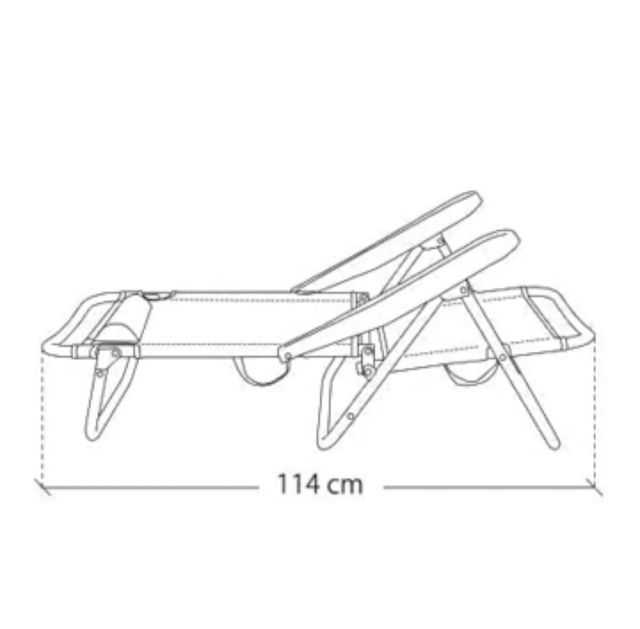 Sillas playa plegables azul