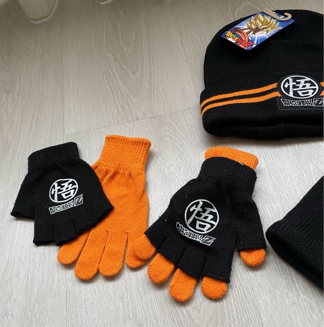 Gorra, guantes y bufanda Dragon Ball Z
