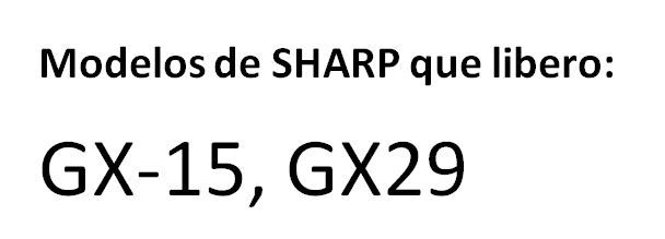 Libero móviles Nokia, LG y SHARP antiguos.