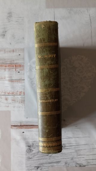 Libro antico: Redgauntlet - W. Scott 1830