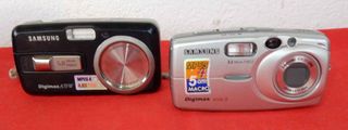 1619-Lote 8 Cámaras -Olympus-Canon-Samsung-Casio..