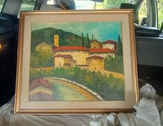 Quadro paesaggio acrilico