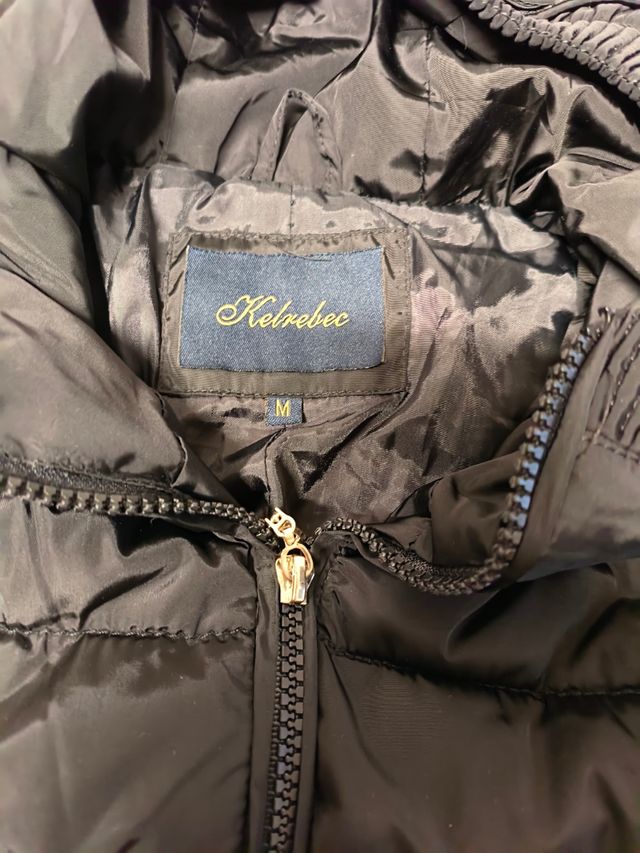 Abrigo acolchado Kelrebec negro