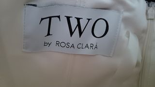 Vestido novia Rosa Clarà blanco