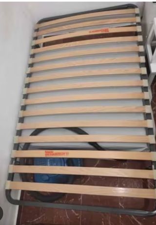 Somier 90 cm * 180cm - Madera y metal