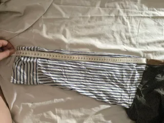 Camisa Zara crop marrón-verde L