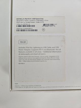 iPad Air 1 Gris Plata - Apple