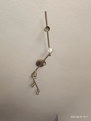 Lampara techo moderna - Cromada