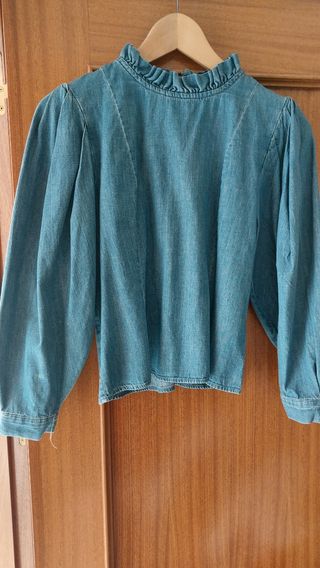 Blusa vaquera ZARA