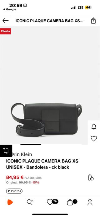 Bolso Calvin Klein Iconic Plaque XS