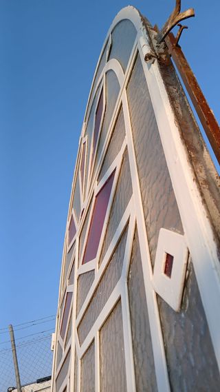 Puerta cristalera entrada patio 