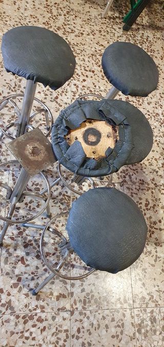 5 Taburetes Vintage Hostelería