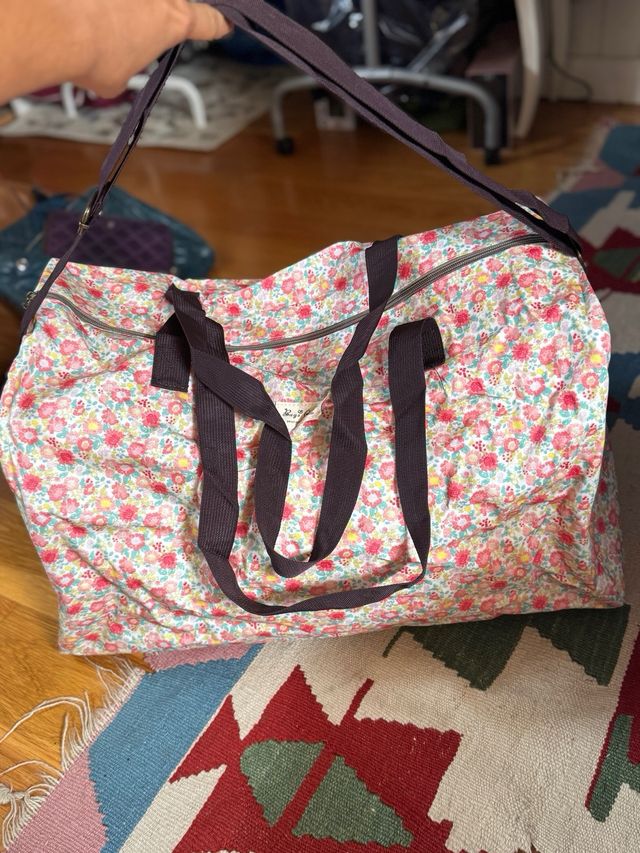Bolsa flores liberty - Impermeable