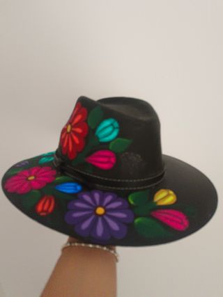 Sombrero Mexicano pintado a mano