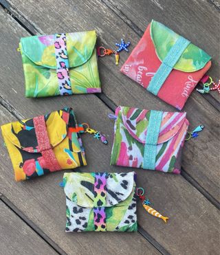 Carteras tela handmade