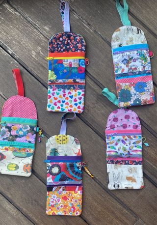 Carteras tela handmade