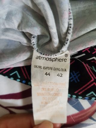 Camiseta tirantes étnica multicolor