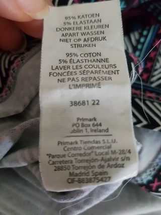 Camiseta tirantes étnica multicolor