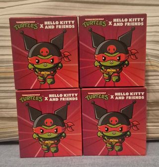 4x Hello Kitty Ninja Turtles