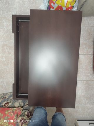 Mesa centro marrón - madera
