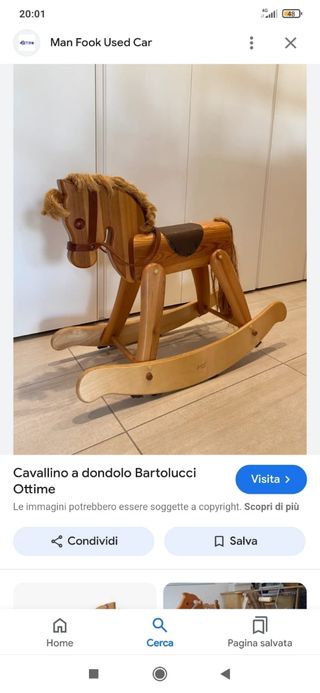 Cavallino dondolo Bartolucci