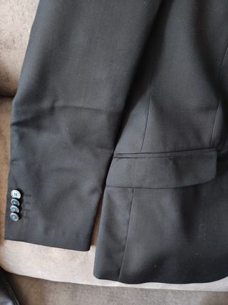 Traje negro hombre