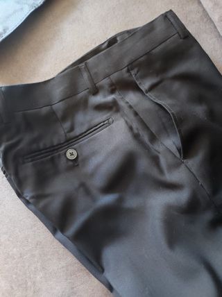 Traje negro hombre