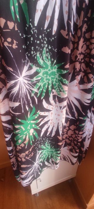 Falda larga estampada tropical - Talla única