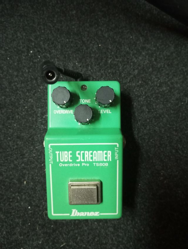 Ibanez TS808 Pedal (con cable adaptador)