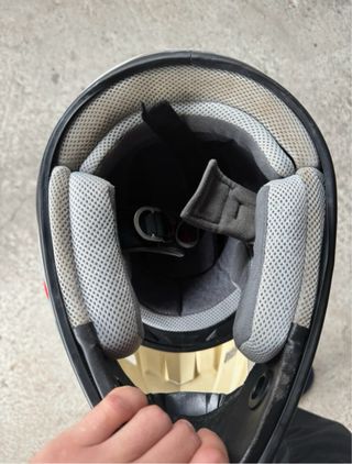 Casco Motocross AFX - Bianco/Rosso taglia: L