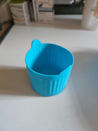 Stampi muffin silicone blu (x4)